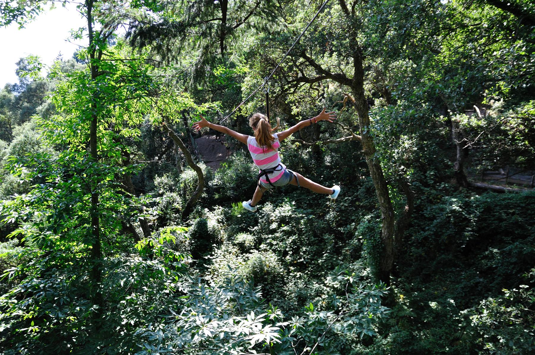 Parques de Aventura en los Árboles en Cataluña