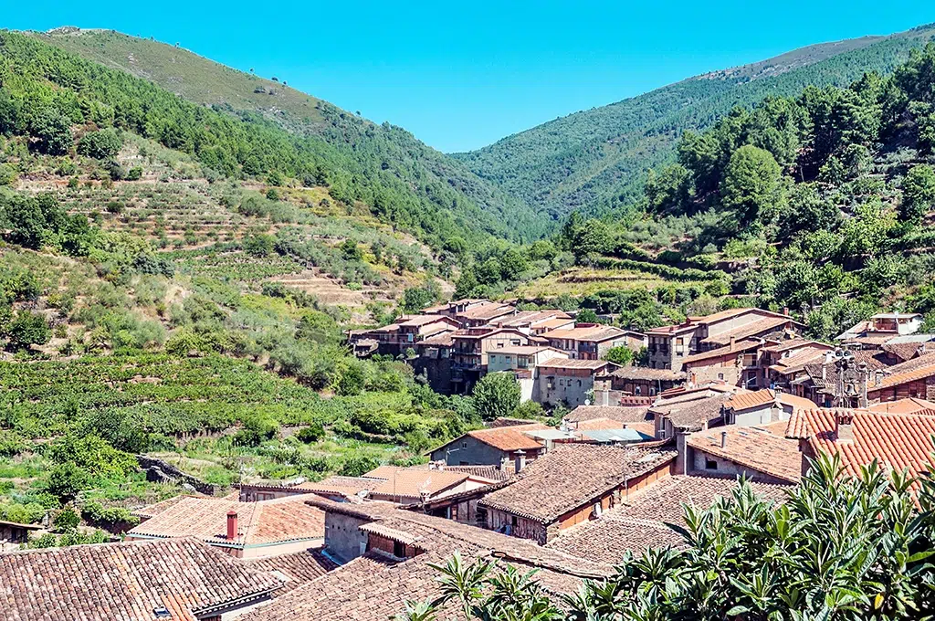 La Sierra de Gata está llena de verdor y aire fresco.