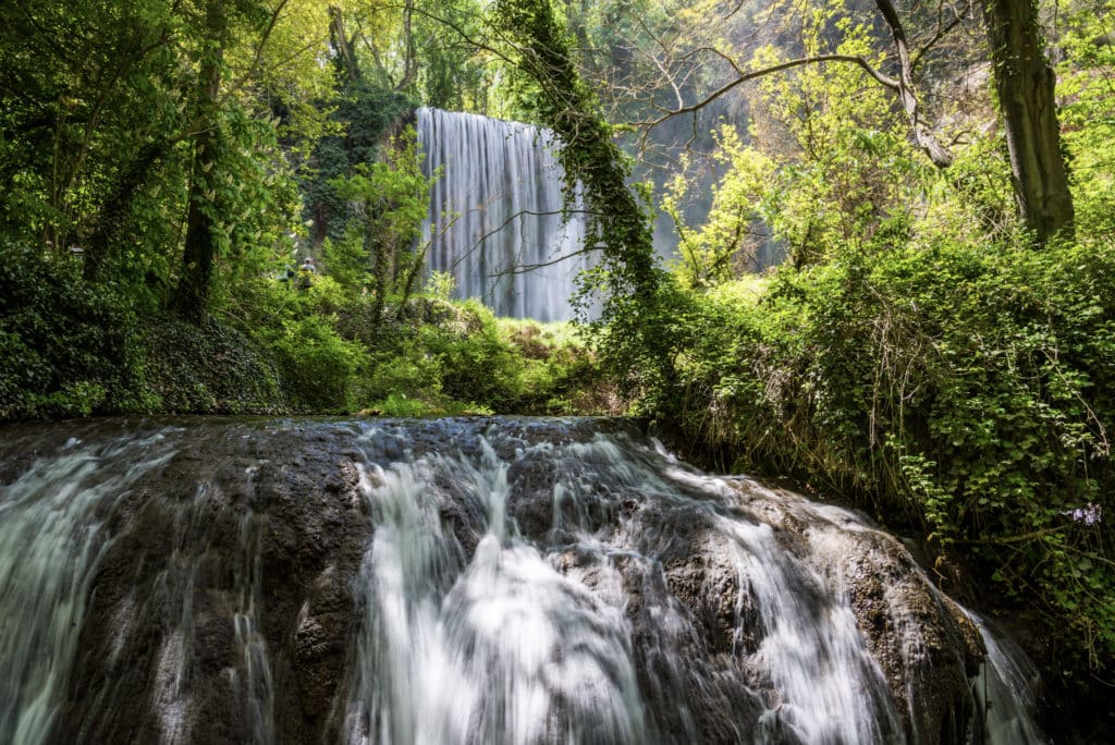 Cascada en el Monasterio de Piedra