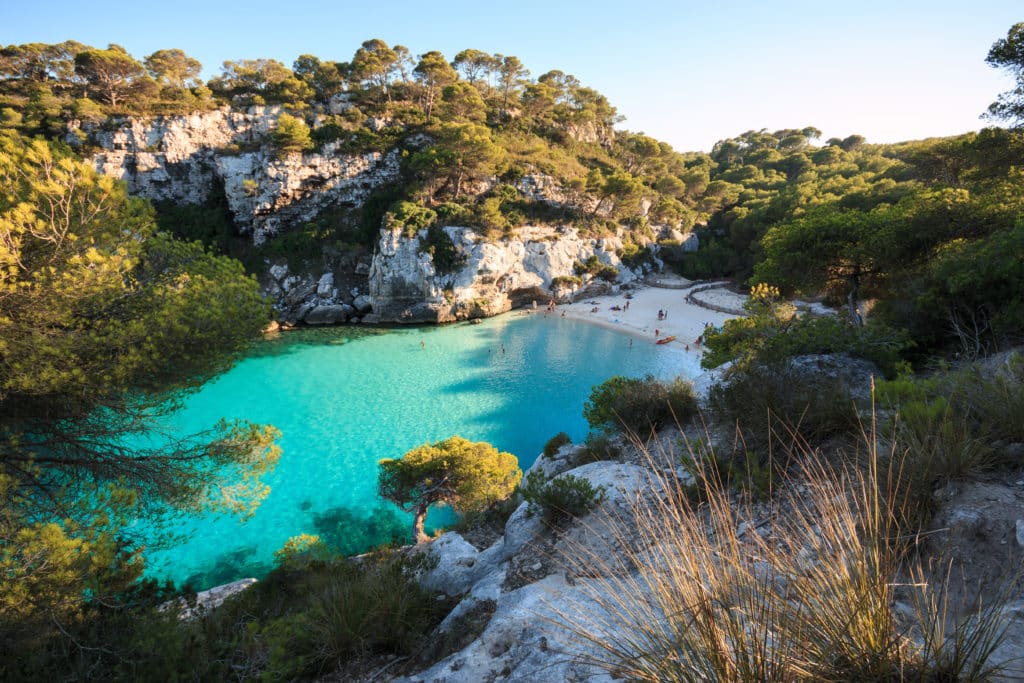 Cala Macarelleta en Menorca