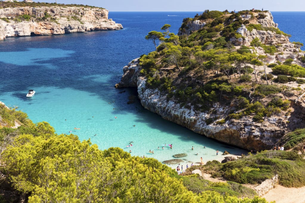 Caló des Moro, Mallorca, Playas de España