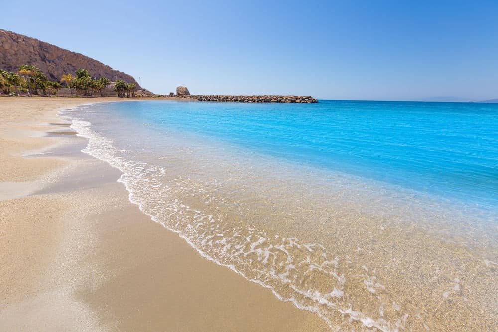 Playa de Poniente en Águilas