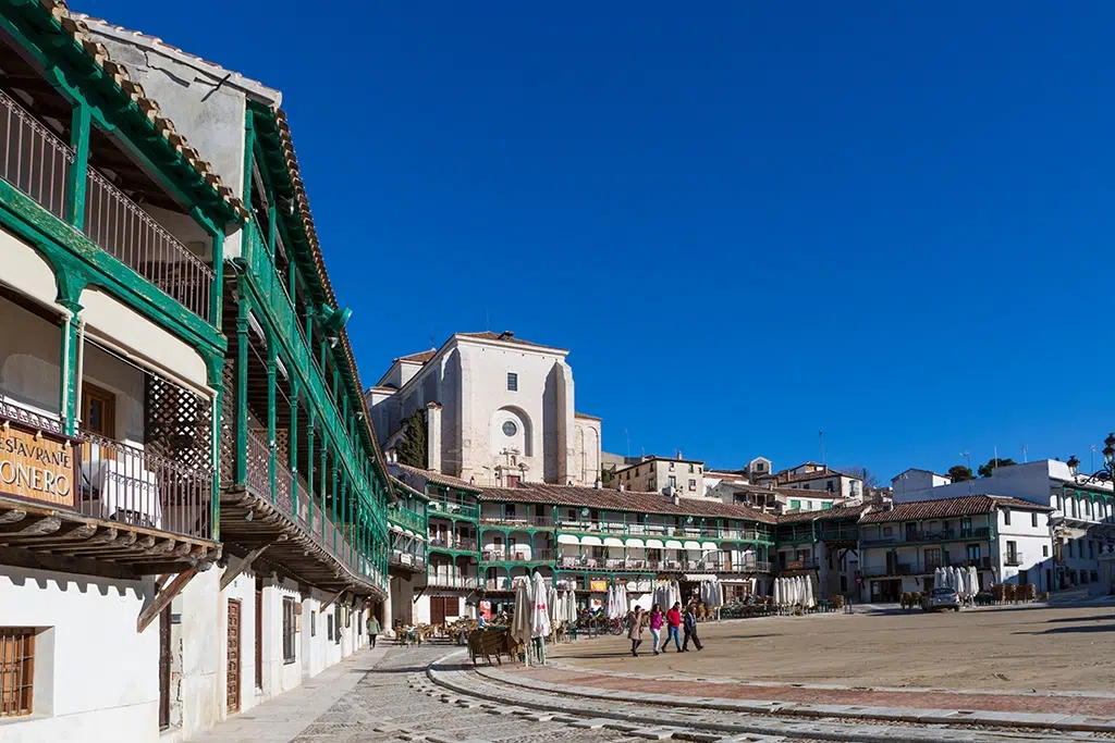 La Plaza Mayor es el centro neurálgico de Chinchón.