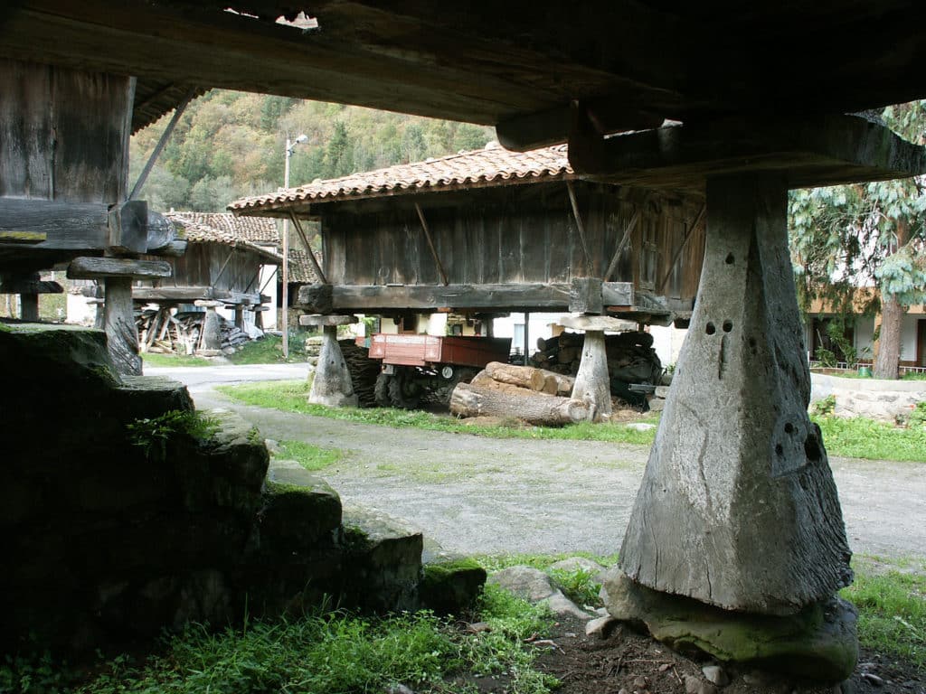 Hórreos en Espinaréu