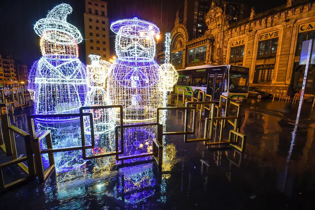 Mercado de Navidad en Bilbao