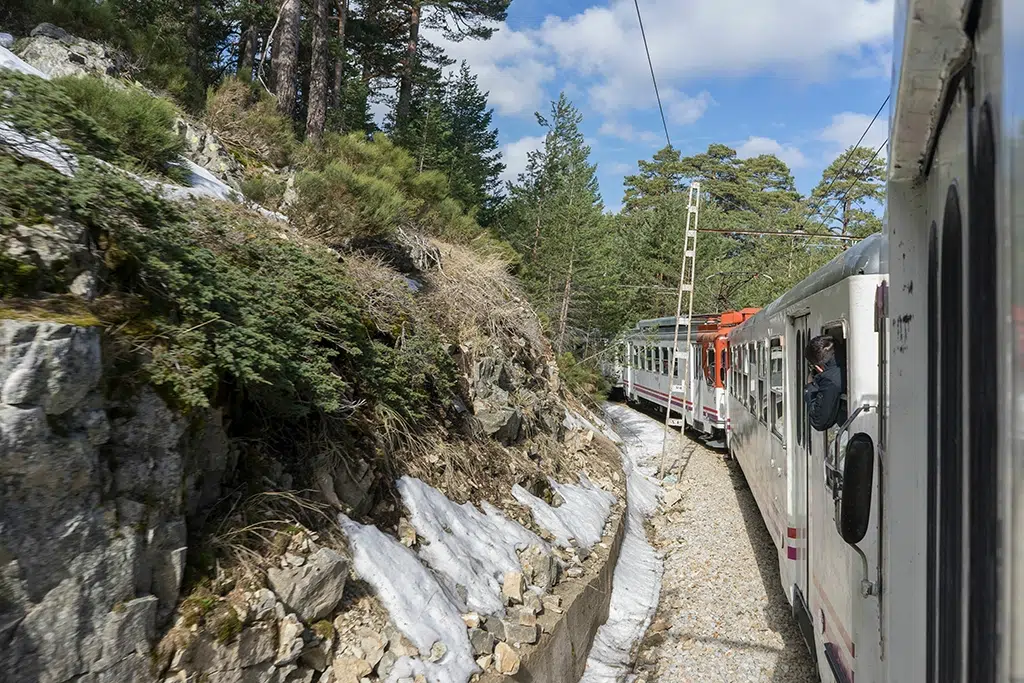 Es posible llegar a Cercedilla en tren.