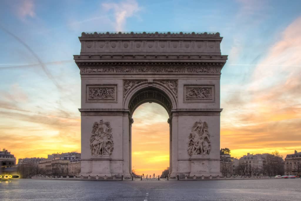 Arco del triunfo de París