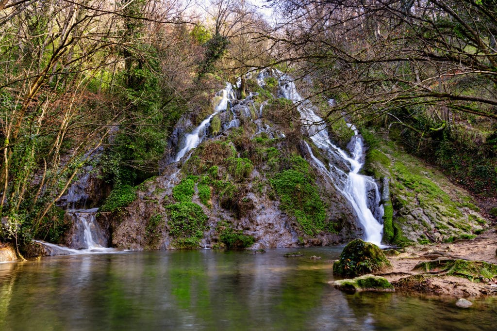 Berganzo, cascada de las Herrerías