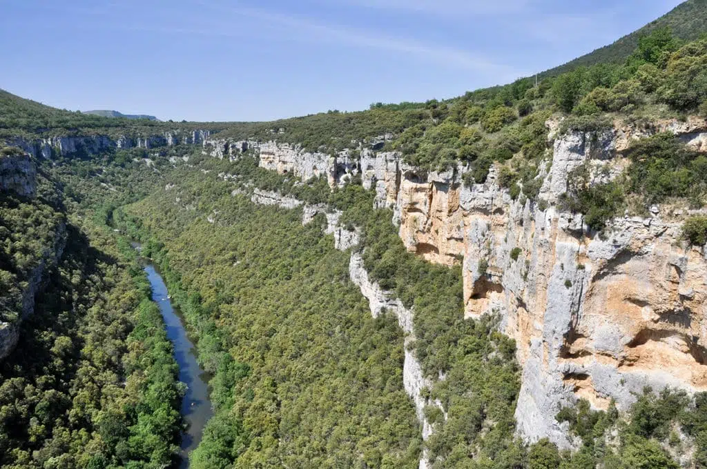 Mirador del cañón del Ebro (Burgos).