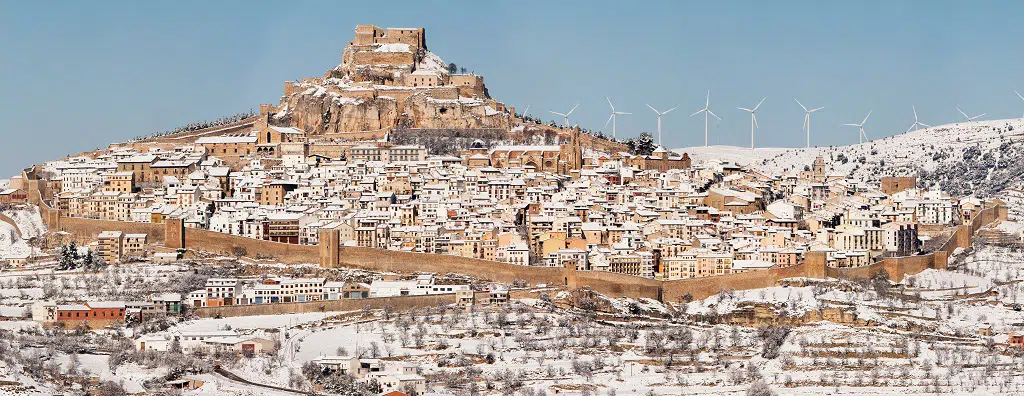 Morella, Castellón, en invierno