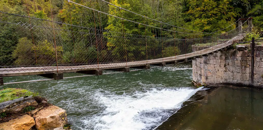 Puente colgante de Aribe, Selva de Irati