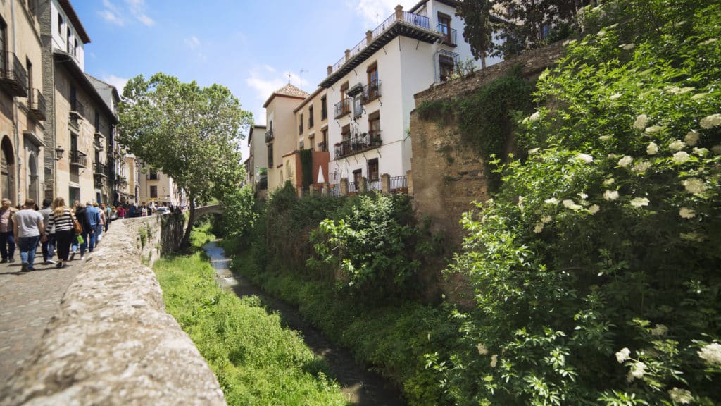 Carrera del Darro, Granada. Camino Mozárabe