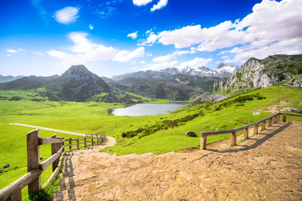 Lagos de Covadonga, en los Picos de Europa