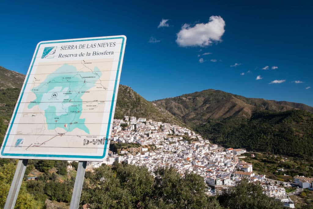 Ojen, Reserva de la Biosfera Sierra de las Nieves