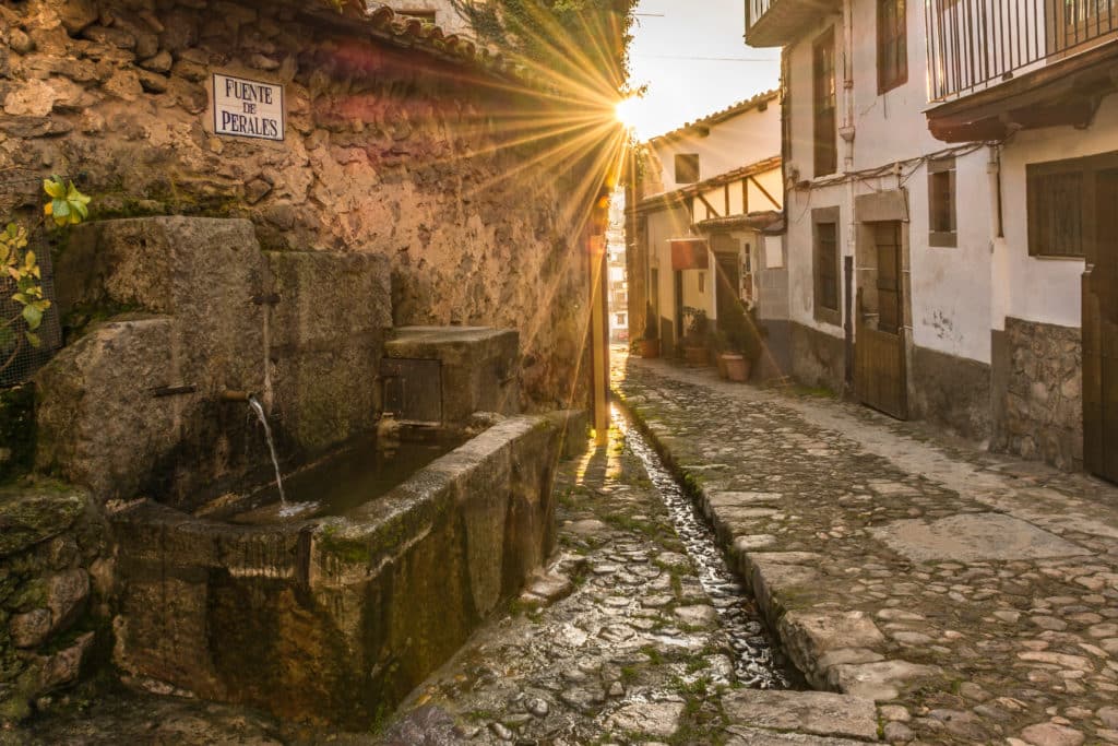 Candelario, Salamanca, en otoño