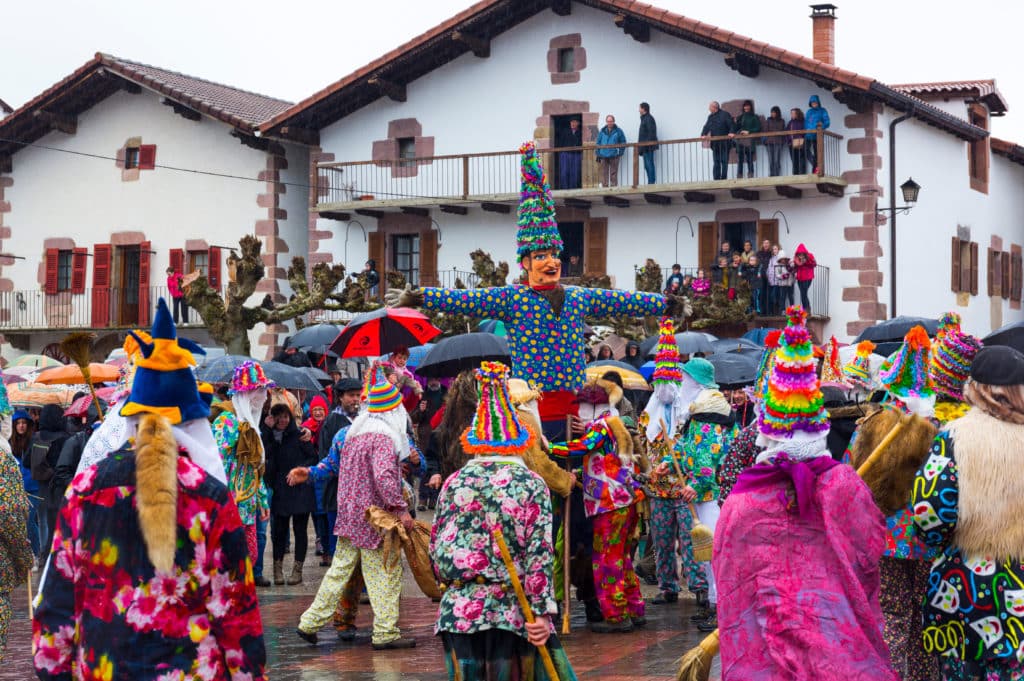 Carnavales en Lantz, Navarra