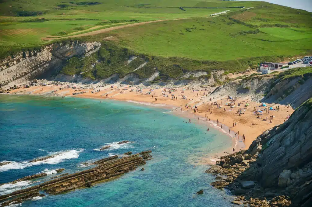 Playa de El Sable, en Suances