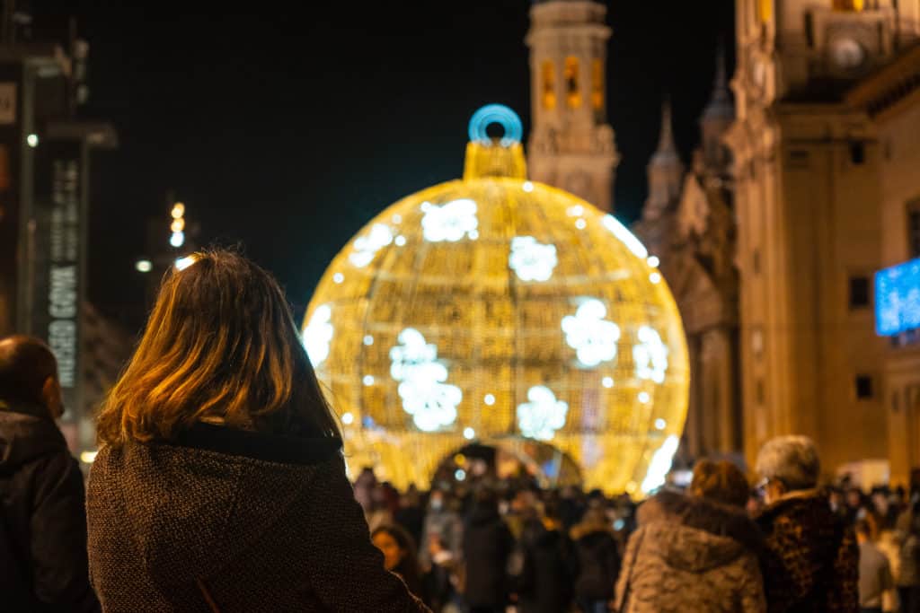 Mercadillo de Navidad de Zaragoza en el puente de diciembre