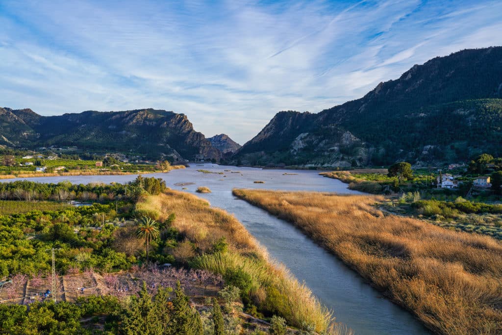 Azud de Ojós, valle de Ricote