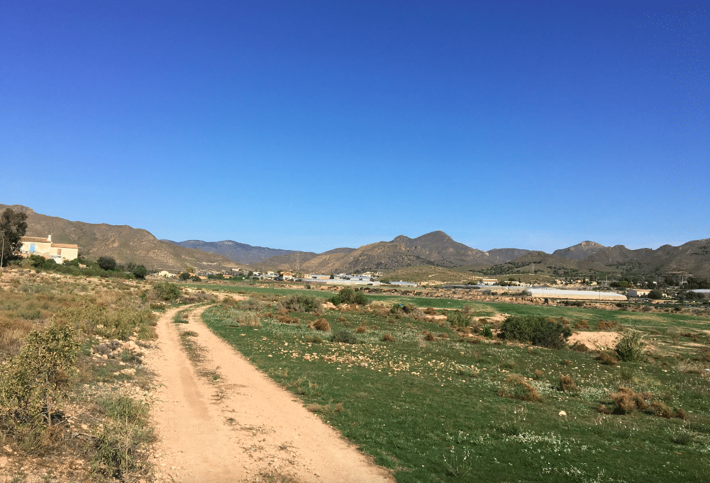 Tramo de interior de la ruta Cuartel del Ciscar. Por Lorca Turismo. 