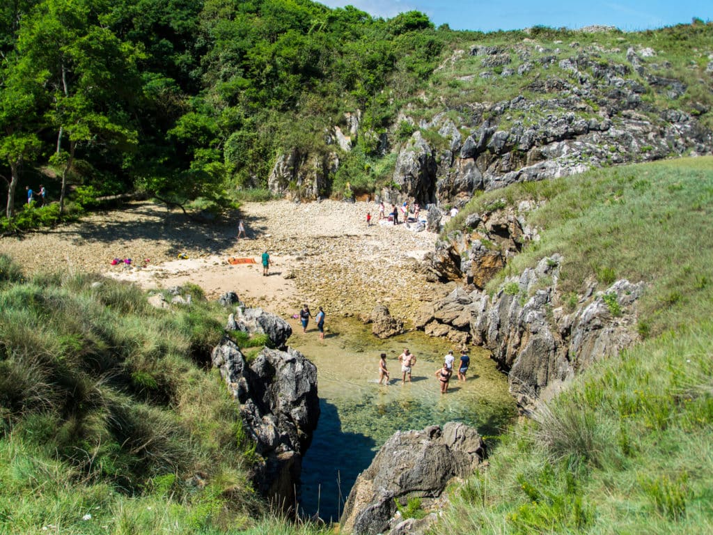 Playa de Cobijeru, Asturias