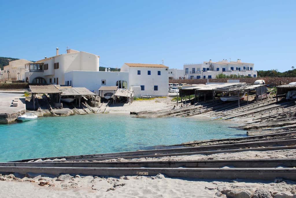 Es Caló en Formentera