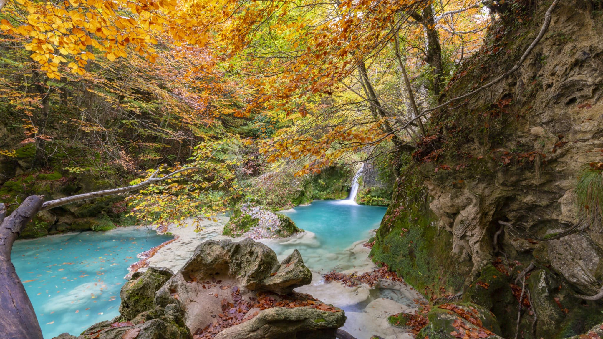 Otoño en Navarra: nacedero del Urederra