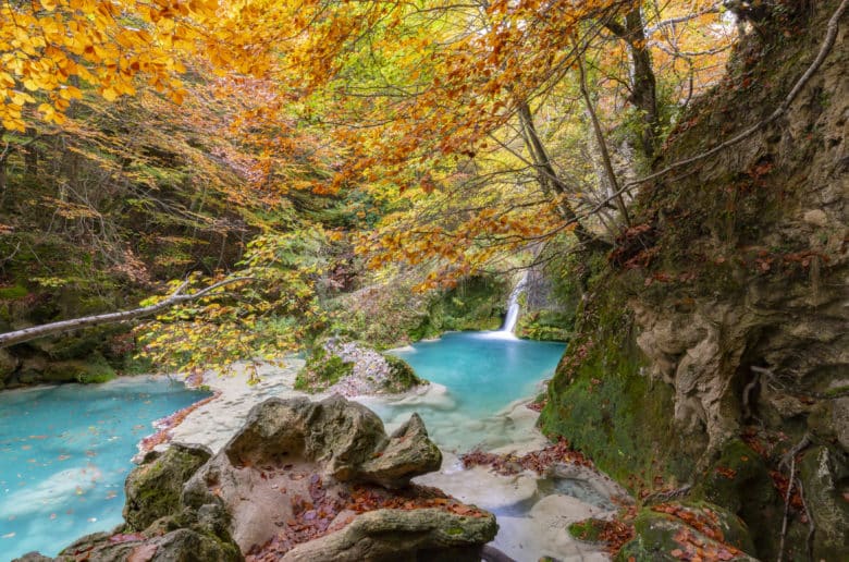 Otoño en Navarra: nacedero del Urederra