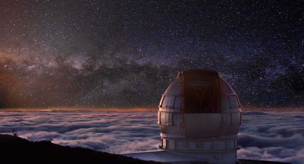 Estrellas en Roque de los Muchachos