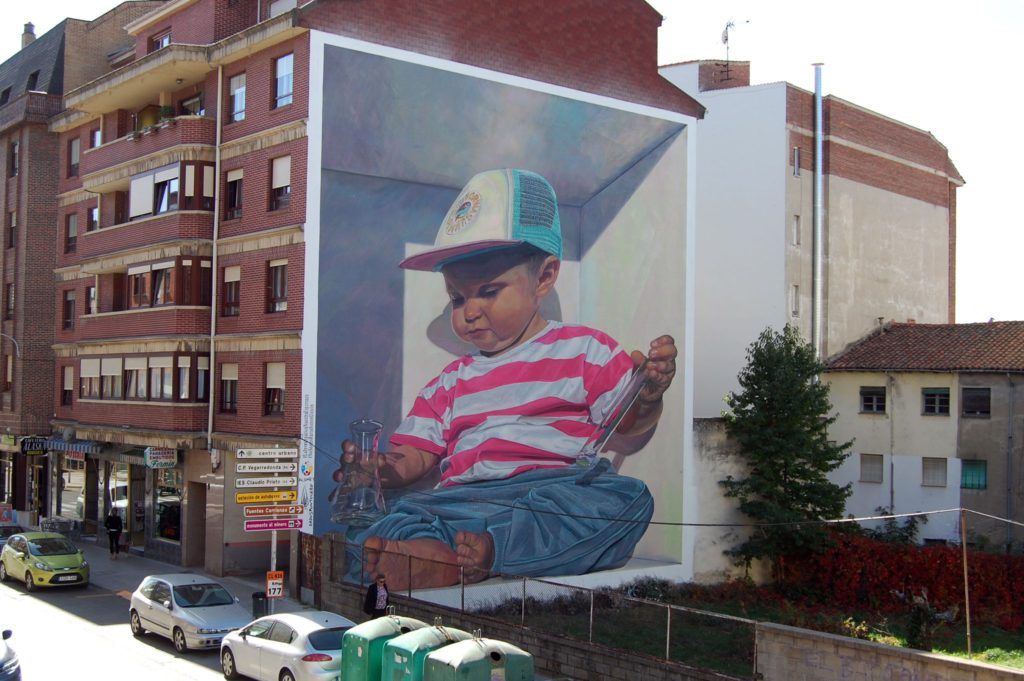 Alex, mural en Guardo