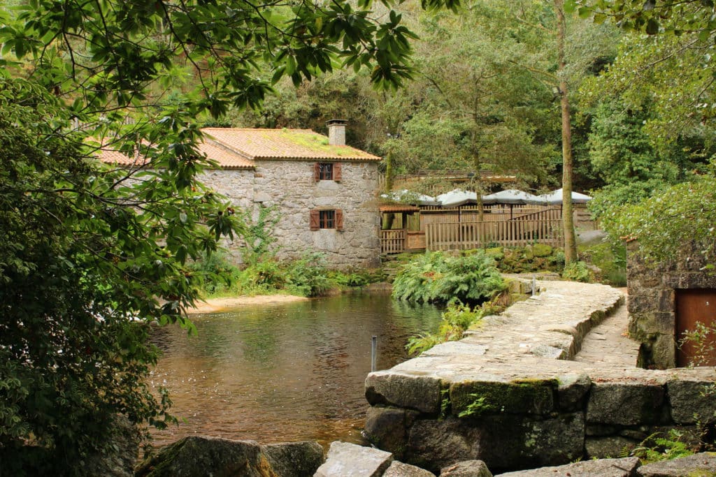 Molino en el Parque de la Naturaleza del Río Barosa. Por Droneair.