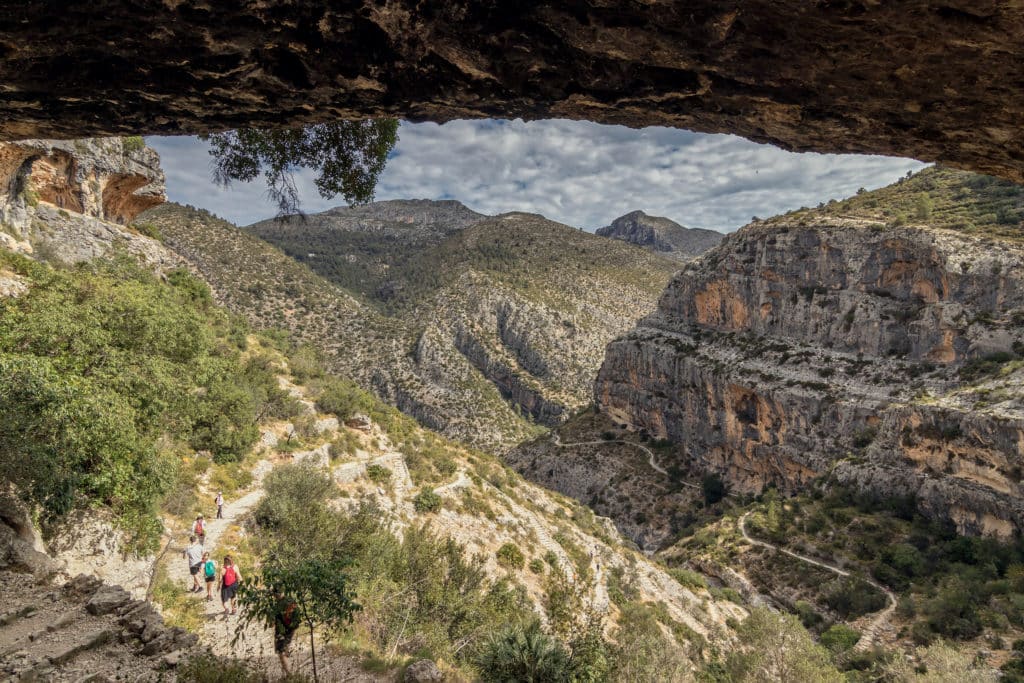 Ruta barranco del infierno en el vall de Laguar