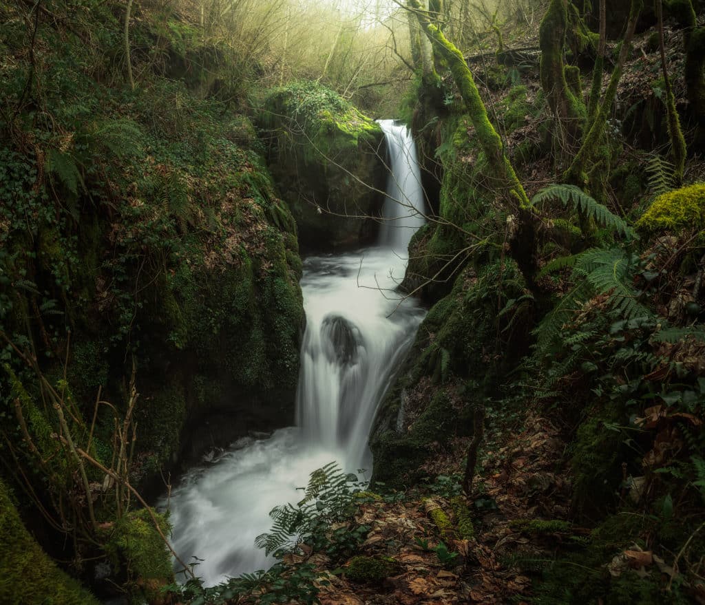 Cascada del valle del Silencio, León