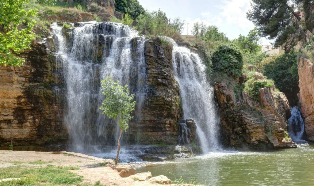 Cascadas del Huerva en Muel