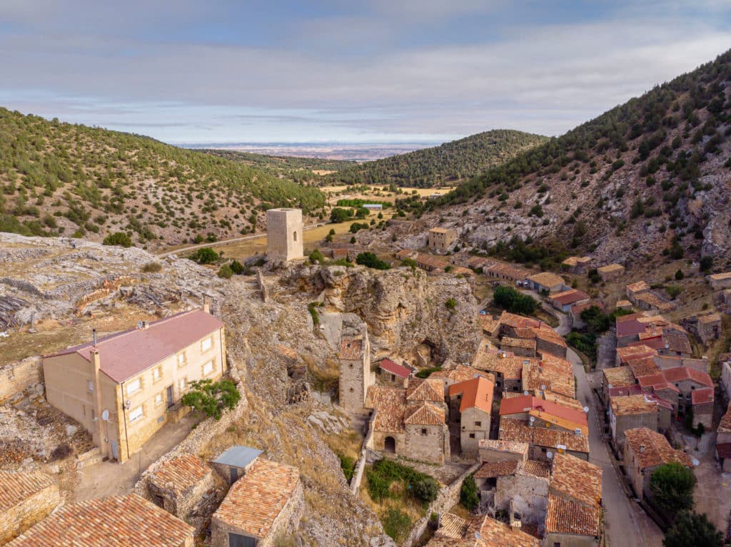 Chaorna,  hoz caliza del arroyo de Useca,, valle del Jalón, Soria,  comunidad autónoma de Castilla y León, Spain, Europe