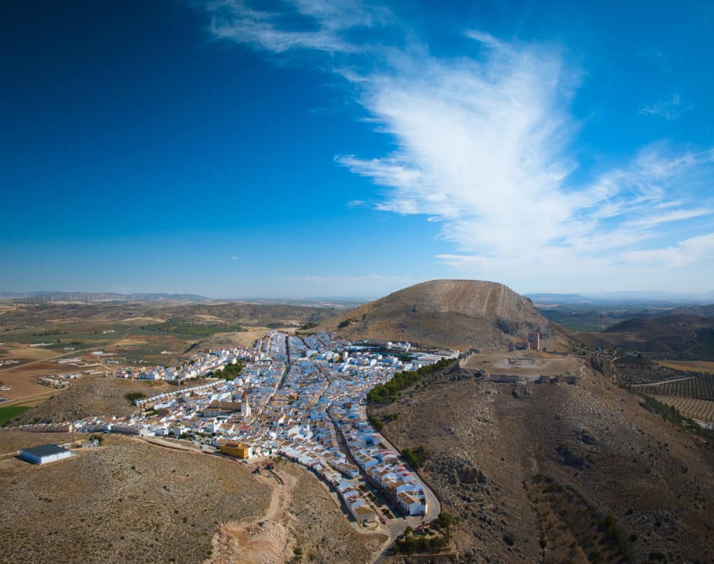 Panorámica de Teba (Málaga)