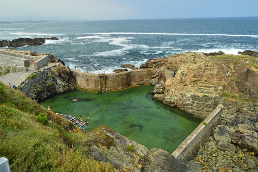 Piscina natural en Tapia de Casariego. 