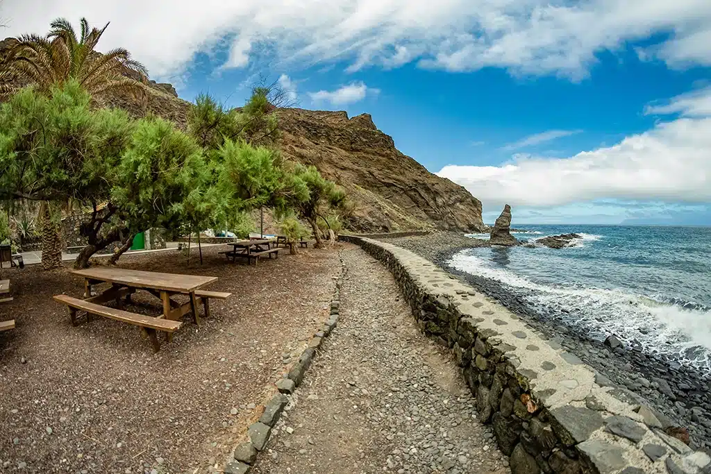 Playa de La Caleta en la Gomera