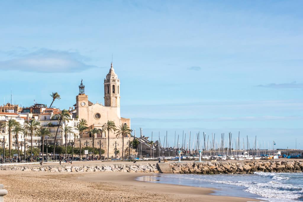 Playa de Sitges, playas cerca de Barcelona