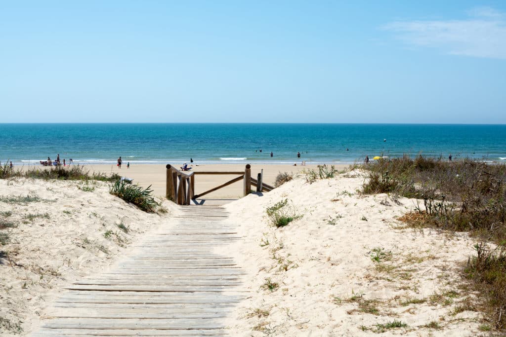 Sanlúcar de Barrameda, una de las playas cerca de Sevilla. 