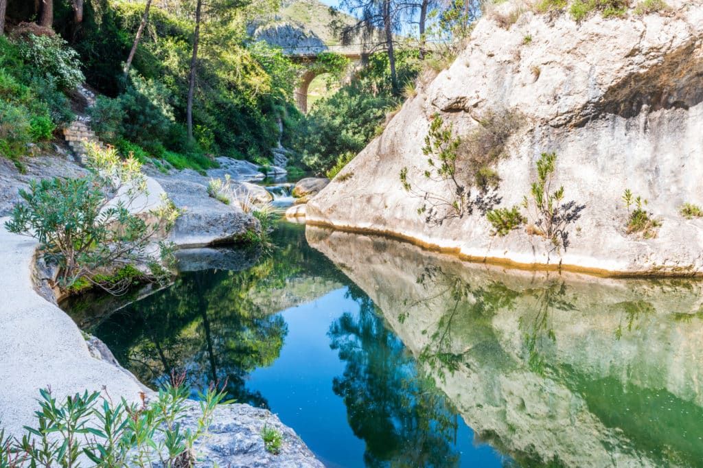 Pou Clar Springs near Ontinyent, Valencia Province Spain