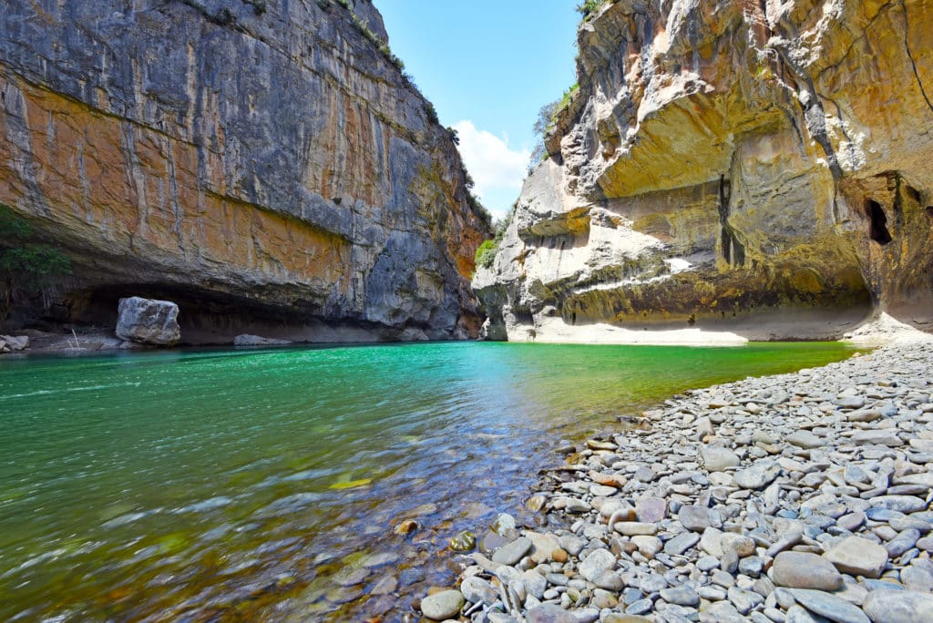 Río Irati en la Foz de Lumbier