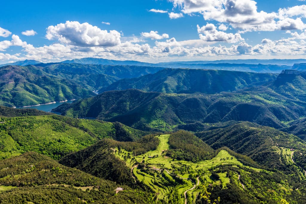 vistas desde el santuario Mare de Déu del Far