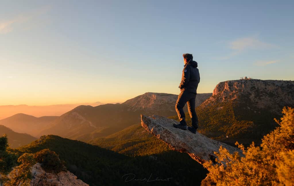 La roca del Rey León en Sierra Espuña