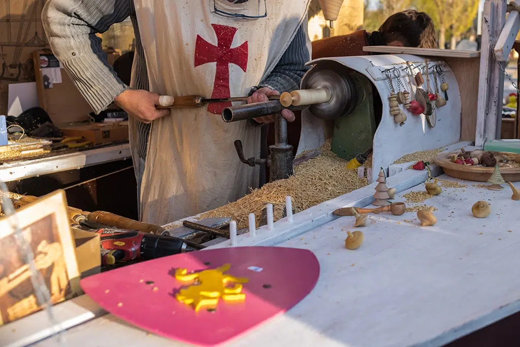 Mercadillo medieval de Vic (Barcelona).