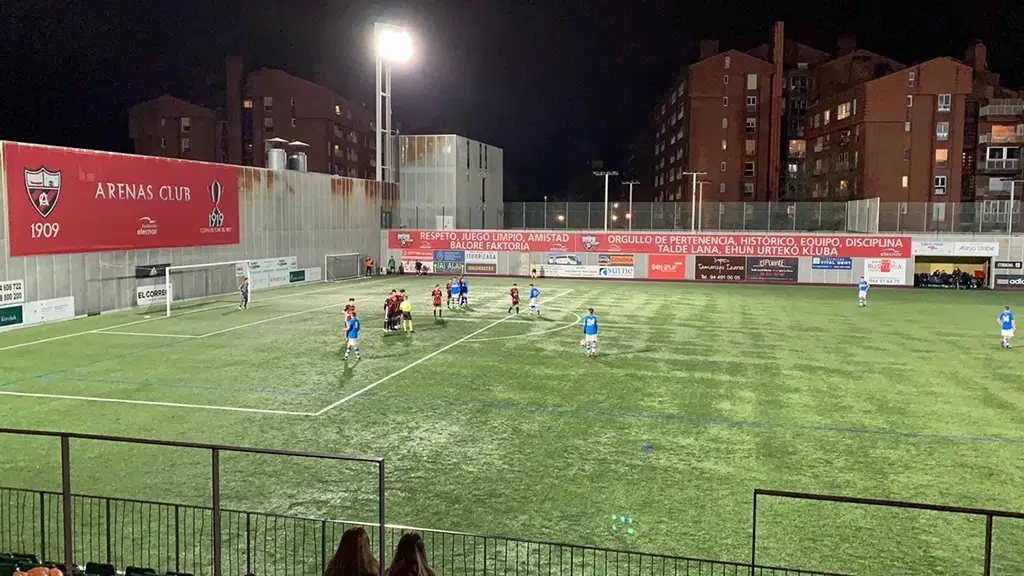 Campo de fútbol de Gobela, la casa del Arenas Club de Getxo.