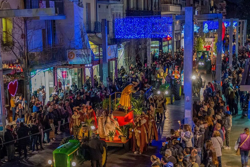 Imagen de la pasada edición de la Cabalgata de Reyes de Granollers (Barcelona).