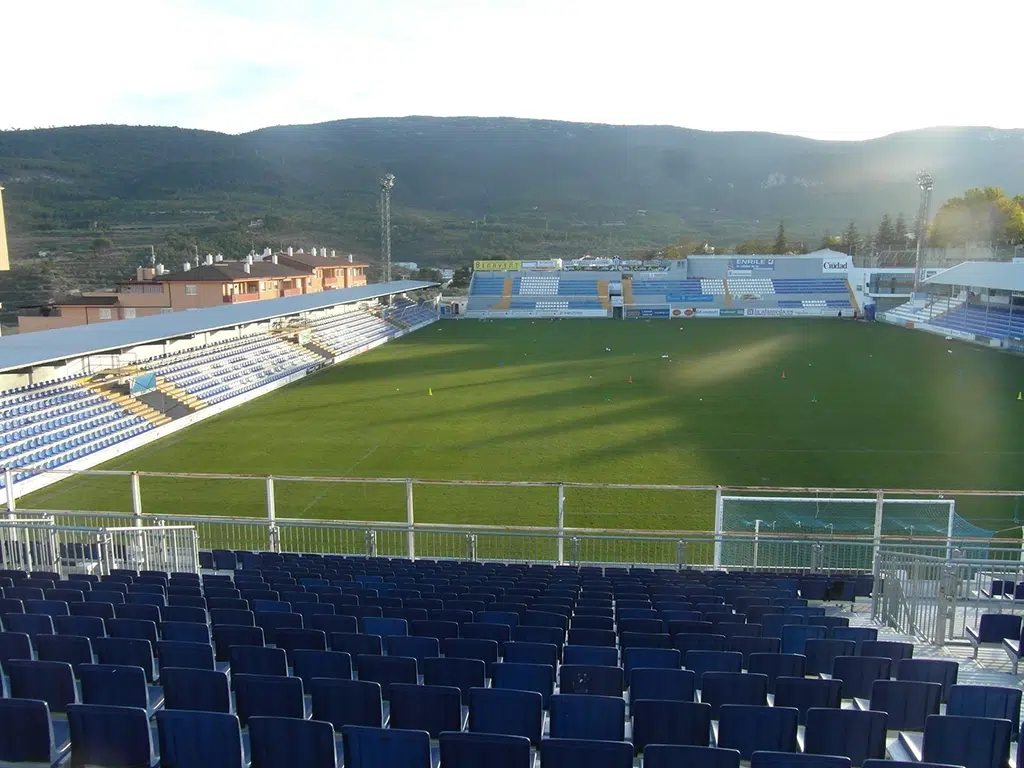 Estadio El Collao de Alcoy, uno de las más antiguos de España.