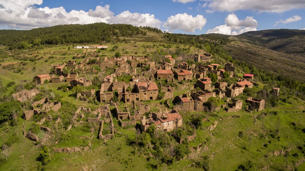 Pueblo abandonado de Acrijos, Soria. Por Evan Frank