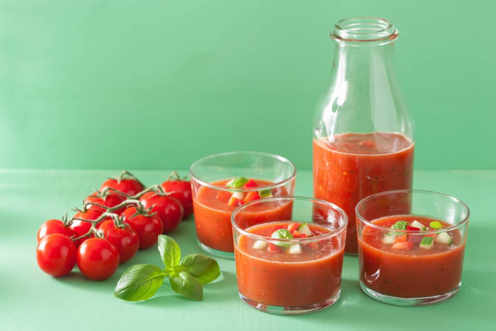 Gazpacho andaluz. Por Olga Miltsova.